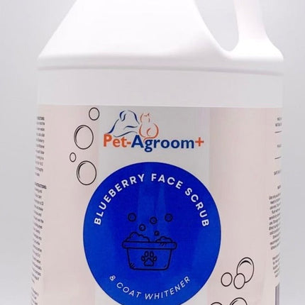 Pet-Agroom+ Blueberry Face Scrub & Coat Whitener 32:1 Shampoo - Gallon
