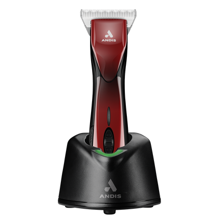 Andis Pulse ZR II Cordless 5-Speed Clipper - Burgundy W/30W