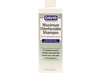 Davis Maximum Chlorhexidine Shampoo - 12 oz