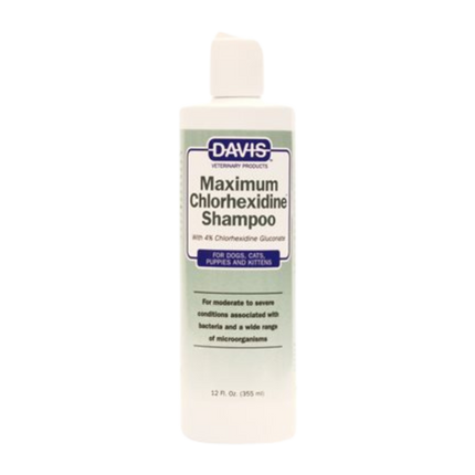 Davis Maximum Chlorhexidine Shampoo - 12 oz