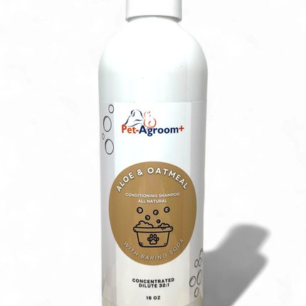 Pet-Agroom+ Aloe & Oatmeal 32:1 Shampoo - 16 oz