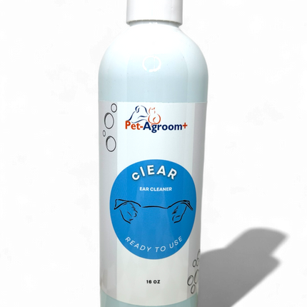 Pet-Agroom+ clEAR Ear Cleaner - 16 oz