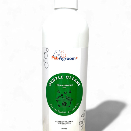 Pet-Agroom+ Gentle Cleanz Hypo Shampoo - 16 oz