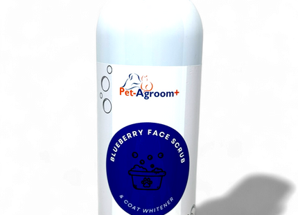 Pet-Agroom+ Blueberry Face Scrub & Coat Whitener 32:1 Shampoo - 16 oz