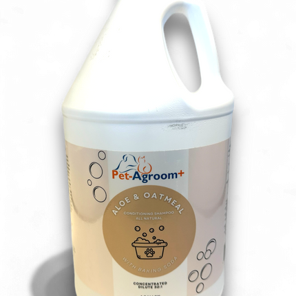 Pet-Agroom+ Aloe & Oatmeal 32:1 Shampoo - Gallon