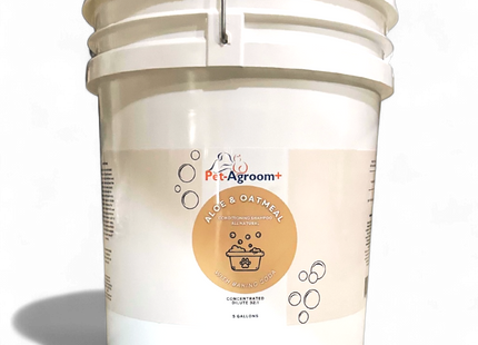 Pet-Agroom+ Aloe & Oatmeal 32:1 Shampoo - 5 Gal