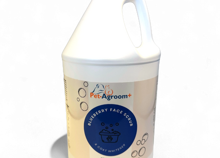 Pet-Agroom+ Blueberry Face Scrub & Coat Whitener 32:1 Shampoo - Gallon