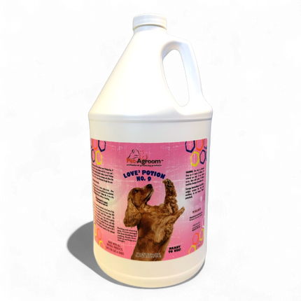 Pet-Agroom+ Love Potion No. 9 - Finishing and Scissoring Spray - Gallon