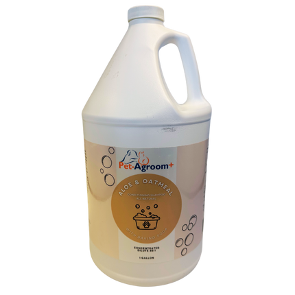 Pet-Agroom+ Aloe & Oatmeal 32:1 Shampoo - Gallon