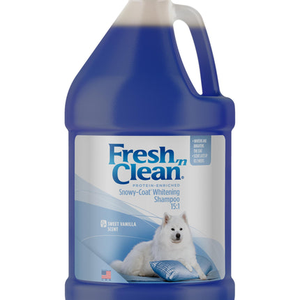 Fresh N Clean Snowy Coat 15:1 Shampoo - Gallon