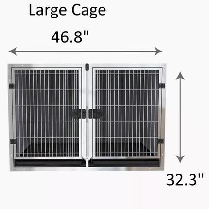 LARGE STAINLESS STEEL MODULAR CAGE