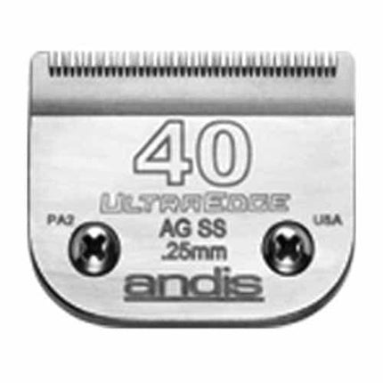 Andis Ultra Edge Blades - #40 1-100" Stainless Steel