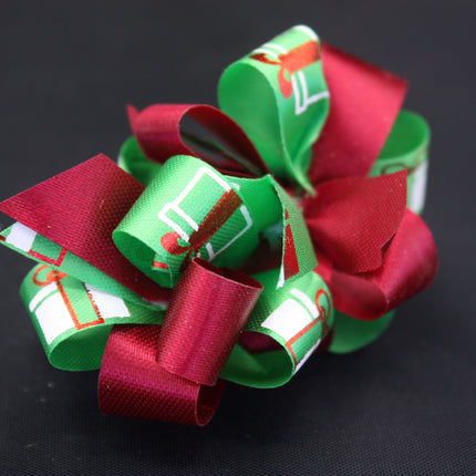 Christmas Double Bows - 24 CT