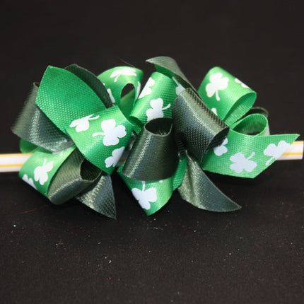 St. Patrick's Day Double Bows - 24 CT