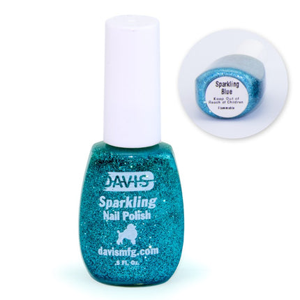 Davis Nail Polish- Sparkling Blue