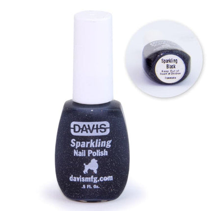 Davis Nail Polish - Sparkling Black