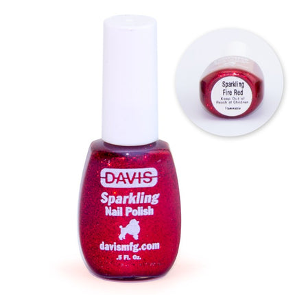 Davis Nail Polish- Sparkling Red