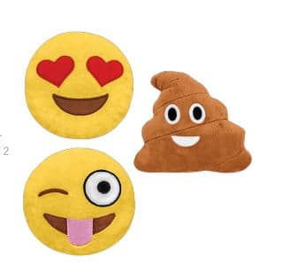 Emoji Plush Toys  - Case Qty. 48 - SPECIAL ORDER