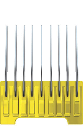 5 in 1 Guide Comb SS - Yellow #0 - 5-8in