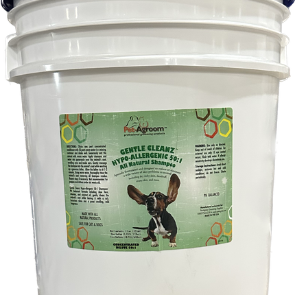 Pet AGroom Gentle Cleanz Hypo Shampoo - 5 Gallon Shampoo