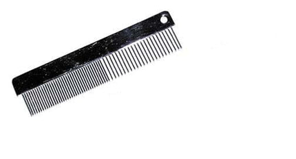 Flat Steel Comb Long - Coarse-Fine 5"