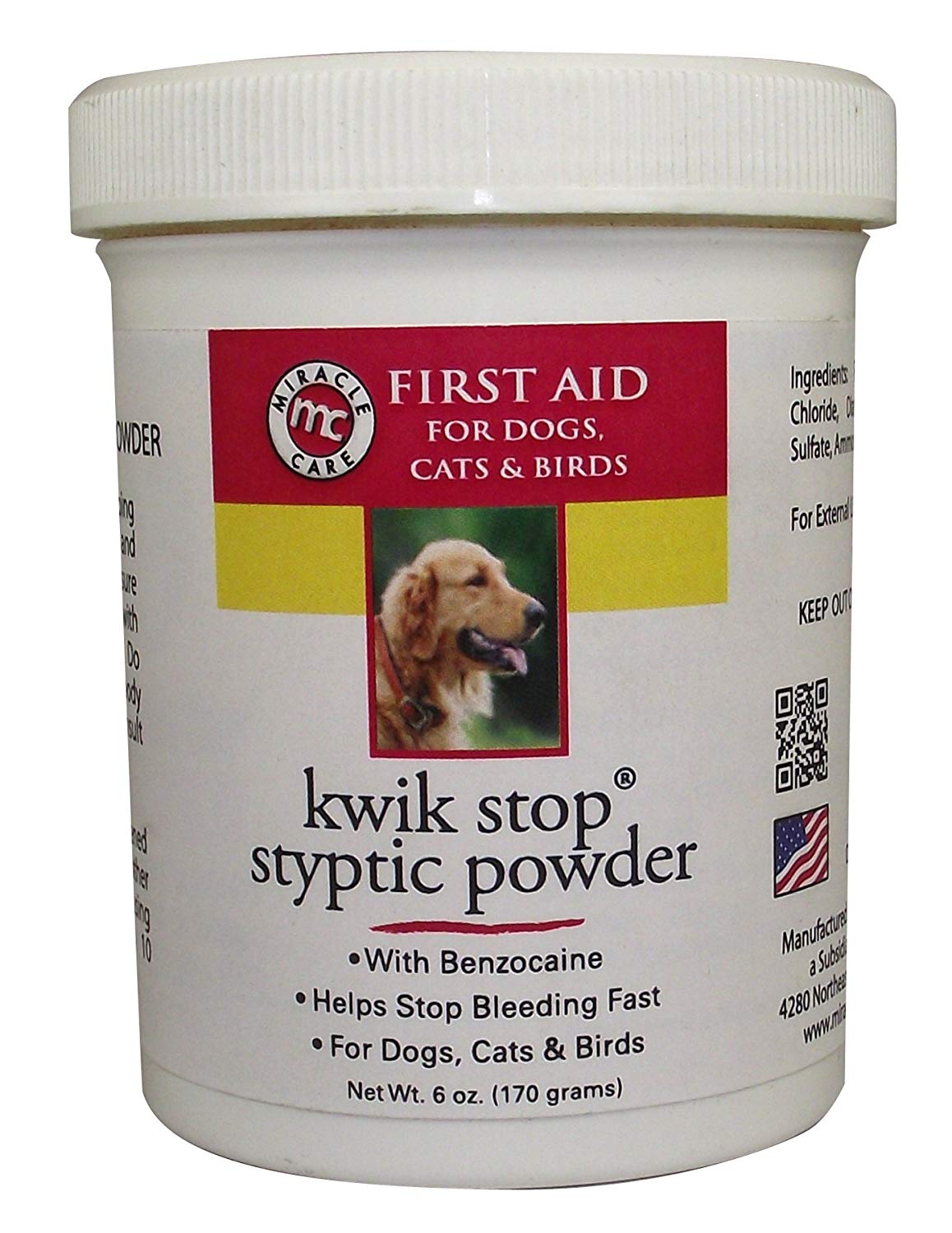 Kwik Stop Styptic 6 oz Powder