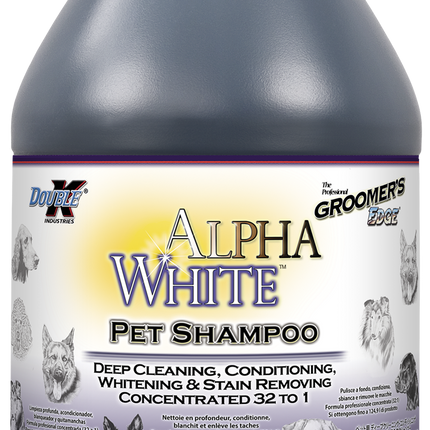 Groomer's Edge Alpha White Shampoo - Gallon