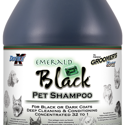 Groomer's Edge Emerald Black Shampoo - Gallon