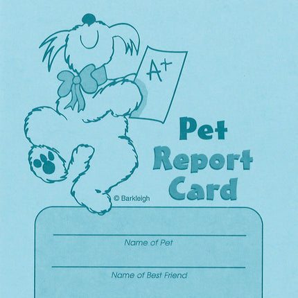 Pet Report Cards - Blue 50 count pack
