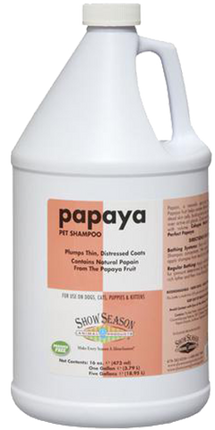 Showseason Papaya Shampoo - Gallon