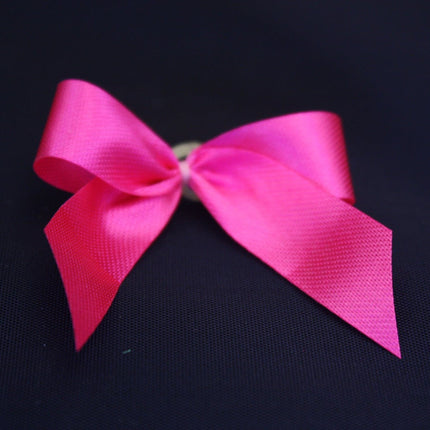 Solid Satin Bows Large - PINK ONLY - 50 CT
