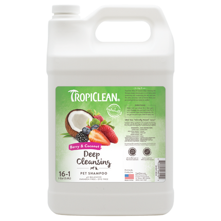 Tropiclean Berry & Coconut Deep Cleaning Shampoo - Gallon
