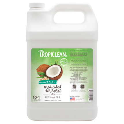 Tropiclean Oatmeal & Tea Tree Medicated Shampoo - Gallon