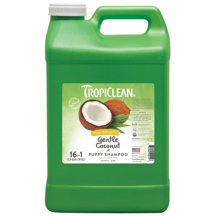 Tropiclean Gentle Coconut Hypo-Allergenic Puppy Shampoo - 2.5 Gallons