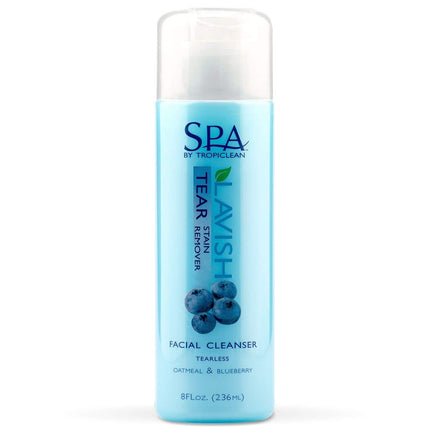 Spa Lavish Tear Stain Remover Oatmeal & Blueberry Facial Cleanser - 8 oz