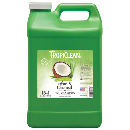 Tropiclean Aloe & Coconut Shampoo - 2.5 Gallon