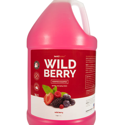Bark 2 Basics Wild Berry Shampoo - Gallon