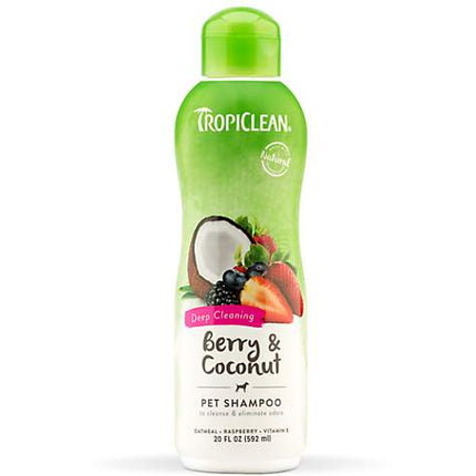 Tropiclean Berry & Coconut Deep Cleaning Shampoo - 20 Ounce