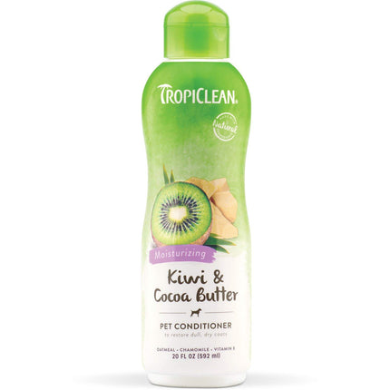 Tropiclean Kiwi And Cocoa Butter Moisturizing Oatmeal Conditioner - 20 oz