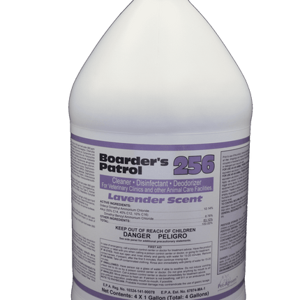 Boarder's Patrol 256 Disinfectant Lavender Scent - Gallon