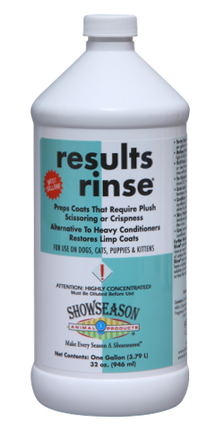 Showseason Results Rinse Pet Finishing Rinse - 32 oz
