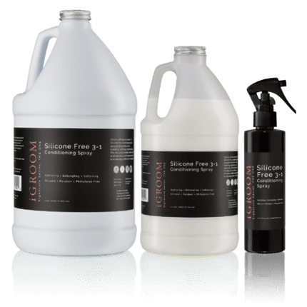 iGroom Silicone Free 3-1 Conditioning-Detangling Spray - 64 oz
